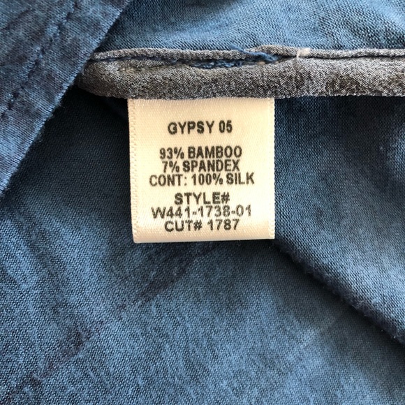 Gypsy 05 oversized button up blouse with metal buttons - Picture 8 of 12